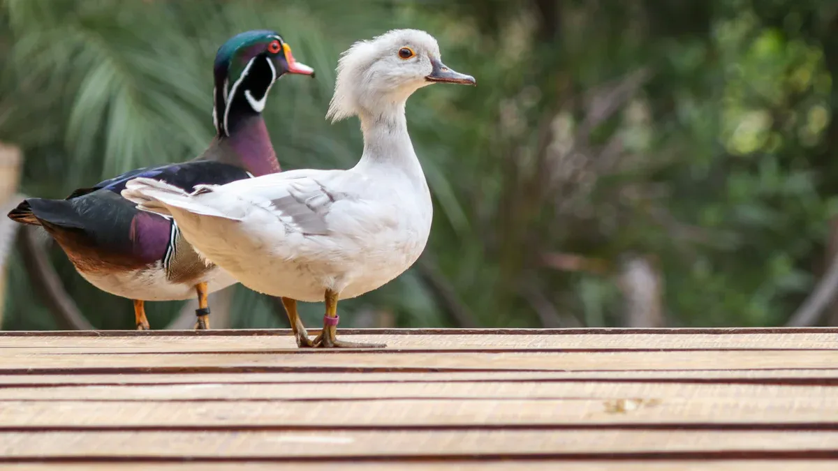 Wood Duck Vs Mandarin Duck: Visual Differences and Comparative Guide to Colorful Ducks